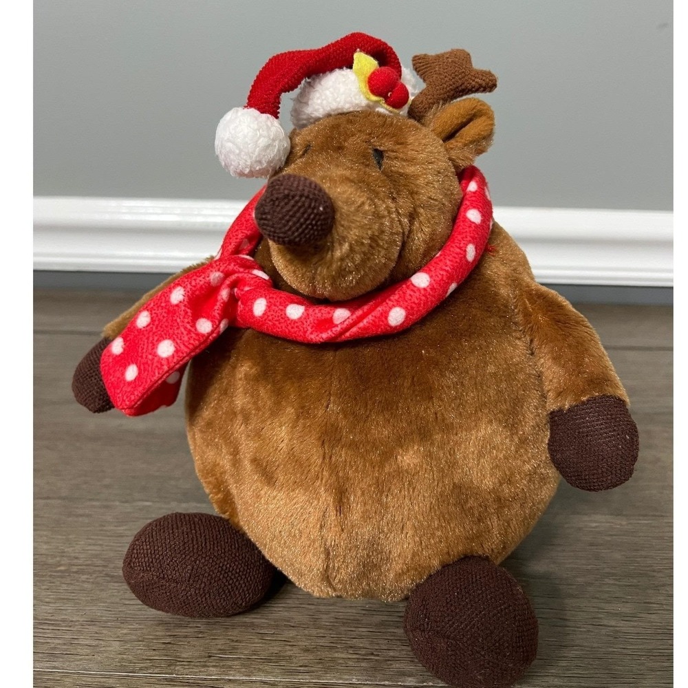 Gund Rolly‎ Polly Reindeer Plush Christmas Holiday Scarf